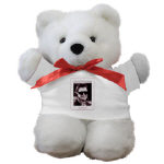 Duotone Photo of NANCE Teddy Bear